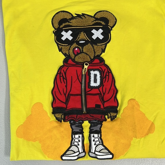 8ighth Dstrkt Bear Shirt Zipper Hoodie Large - Picture 7 of 11